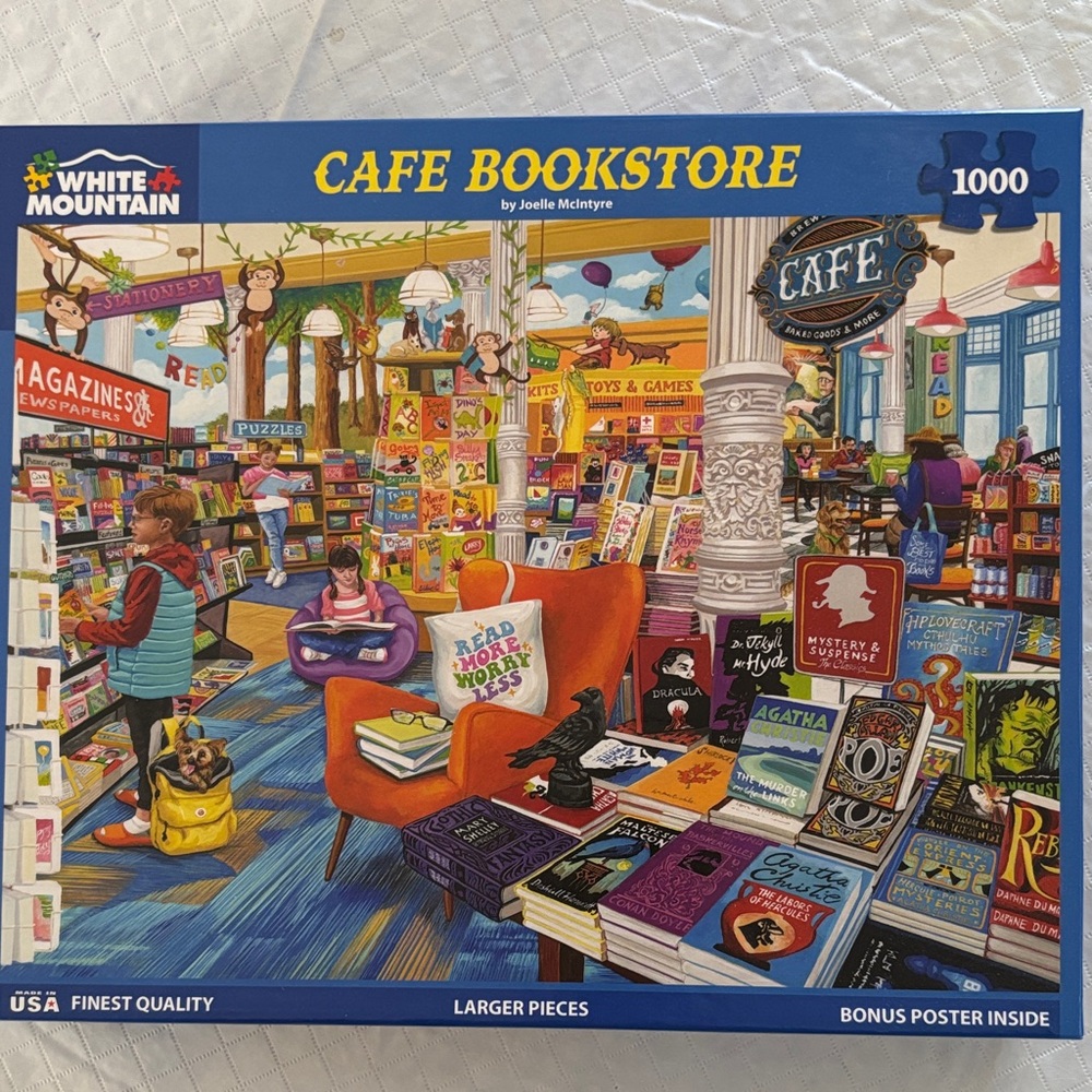 White Mountain Vibrant Bookstore Puzzle